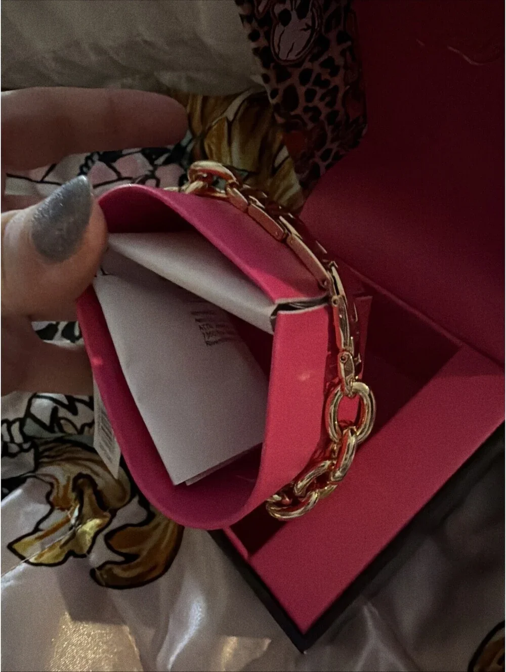 Ed Hardy Women’s Oval Gold-Tone Bracelet Watch Green Dial Quartz w/ Box